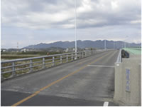 県道　平田荘原線　瑞穂大橋 （出雲市灘分町～簸川郡斐川町）